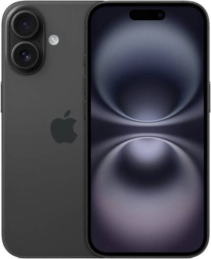 [iP16-128TRABLK] Apple iPhone 16, 6.1" OLED Super Retina XDR Display, A18 Chip, 6-Core CPU, 5-Core GPU, 16-Core Neural Engine, 128GB Storage, 5G/Wi-Fi 7, Face ID, TRA Version, Black | iP16-128TRABLK