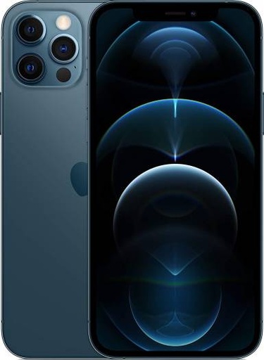 [apple-iphone-12-pro-with-facetime-128gb-5g-middle-east-version-pacific-blue] Apple iPhone 12 Pro with Facetime 128GB, 5G, Middle East Version - Pacific Blue