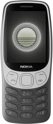[3210] NOKIA 3210 4G Mobile Phone, 2.4 inches, QVGA Resolution Display, 2 MP with LED Flash Rear Camera, Up to 9.8 Hours Talk Time, 64MB RAM, Unisoc T107 Processor, S30+ OS, Grunge Black | 3210