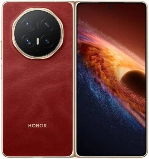 [Magic-V6-RD] HONOR Magic V6 5G Dual Sim Mobile Phone, 7.95" FHD+ AMOLED Display, 120Hz Refresh Rate, Qualcomm Snapdragon, 16GB RAM, 512GB ROM, Magic OS 10, 6660 mAh Battery, Red | Magic-V6-RD