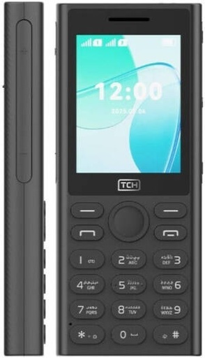 [Novagrey] TCH Nova Feature Phone Dual SIM Mobile Phone, 2.4 Inch QVGA Display, 2500mAh Removable Battery, Wireless FM Radio, Bluetooth 5.0, Type C Charging, Expandable Storage, Loud Speaker, Gray | Novagrey