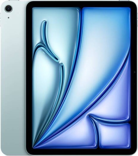 [iPad-Air-Blue-128] Apple iPad Air 2024 Tablet, 11" Liquid Retina Display, M2 Chip, 8-Core CPU, 9-Core GPU, 16-Core Neural Engine, 8GB RAM, 128GB Storage, Wi-Fi Only, TRA Version, Blue | iPad-Air-Blue-128
