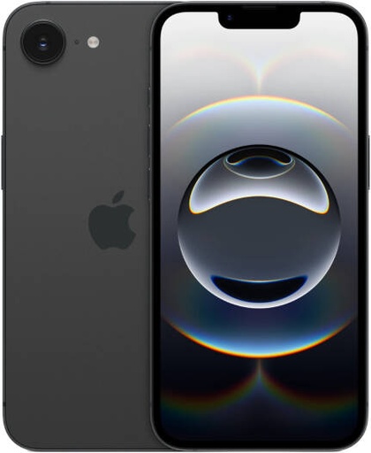 [iPhone-16e-256blkmea] Apple iPhone 16e Mobile Phone, 6.1" Super Retina XDR OLED Display, A18 6-Core CPU, 4-Core GPU, 16-Core Neural Engine, 8GB RAM + 256GB Storage, 4005mAh Battery, MEA, Black | iPhone-16e-256blkmea