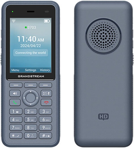 [WP836] Grandstream WP836 Ruggedized WiFi Phone, 2.8" Screen, IP69K-rated, Dual-band Wi-Fi 6 , 3 SIP Accounts, 3 Lines, 4-Way Voice Conferencing, 3000mAh Battery, Noise Shield Technology, Blue | WP836