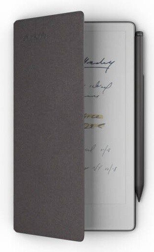 [RM03A-FCMW-B] reMarkable Paper Pro Move, Ultraportable Color 7.3" Paper Tablet, Adjustable Reading Light, Handwriting to Text, with Marker Plus & Folio Cover in Mosaic Weave, Basalt | RM03A-FCMW-B