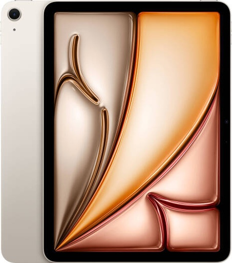 [MC9Y4LL/A] Apple iPad Air Tablet, 11" Liquid Retina Display, M3 Chip, 9-Core GPU, 16-Core Neural Engine, 8GB RAM, 128GB Storage, Wi-Fi Only, Starlight | MC9Y4LL/A