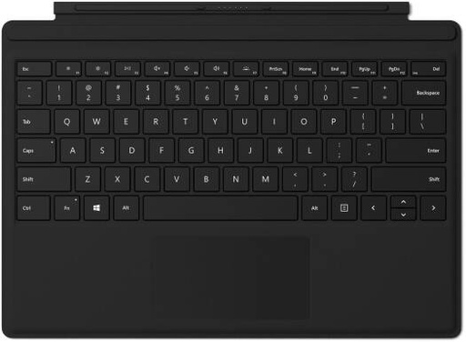 [FMM-00001] Microsoft Surface Pro Type Cover, LED Backlighting, Full QWERTY, Large Glass Trackpad, Dedicated Shortcut Keys, Built-In Accelerometer, For Select Surface Pros, Black | FMM-00001