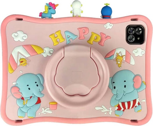 [Tab10 Kids] Oteeto Tab10 Kids, 10.1-Inch Display, Kids Tablet, 6GB RAM, 128GB ROM, 8000mAh Battery, Child-Friendly Design, Android 13.0 OS, Pink | Tab10 Kids