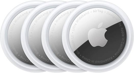 [apple-airtag-track-locate-with-find-my-network-see-direction-distance-map-location-find-items-by-asking-siri-use-with-keys-wallet-bags-more-4-pack-white] Apple AirTag, Track & Locate with Find My Network, See Direction, Distance & Map Location, Find Items by Asking Siri, Use with Keys, Wallet, Bags & More, 4 Pack, White