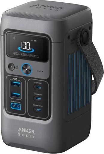 [anker-solix-c200-dc-power-bank-station-60-000mah-192wh-portable-power-station-lifepo4-battery-200w-solar-generator-for-outdoor-camping-traveling-and-emergencies-optional-solar-panel-a17270z1] Anker SOLIX C200 DC Power Bank Station (60,000mAh), 192Wh Portable Power Station, LiFePO4 Battery, 200W Solar Generator, For Outdoor Camping, Traveling, and Emergencies (Optional Solar Panel) A17270Z1