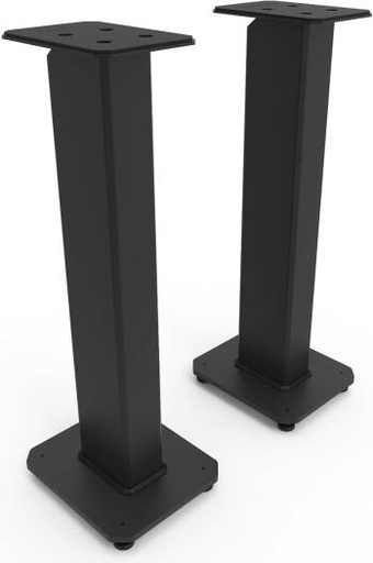 [SX30] Kanto SX30 Universal Fillable Speaker Floor Stands for Bookshelf Speakers, 30" Tall, Adjustable Isolation Feet, Dedicated Cable Channel, Fill Bags & Level Included, Pair, Black | SX30