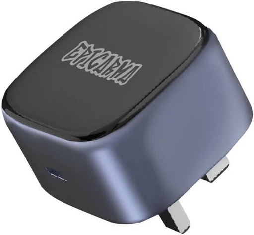 [EA-PD40ATR-GY] Epicarma 40W USB-C Power Adapter with 1m USB-C Cable Included, Fast PD Wall Charger for iPhone, iPad, MacBook Air & USB-C Devices, Grey | EA-PD40ATR-GY