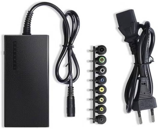 [Universal Laptop Charger] Salab 96W Universal Laptop Charger, Adjustable 12V, 24V Power Adapter with 8 DC Tips, Compatible with HP, Dell, Lenovo, ASUS & More, Black | Universal Laptop Charger