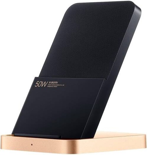 [MDY-12-EN] Xiaomi 50W Wireless Charging Stand Qi Fast Wireless Charger Dock with Silent Cooling Fan Smart Safety Protection and Ergonomic Viewing Angle, Black | MDY-12-EN