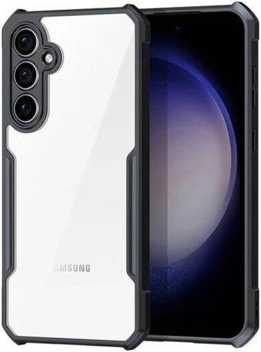 [Samsung Galaxy S25 Case] XUNDD Samsung Galaxy S25 Case Hard PC Cover, Shock Absorbent Slim Fit Anti-Scratch Protective Case, Non-Yellowing Phone Cover, Black | Samsung Galaxy S25 Case