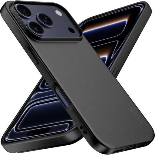 [iPhone 17 Pro Max Case] X-Level iPhone 17 Pro Max Case 6.9 Inch, Ultra Slim Soft TPU Silky Touch Cover with Lightweight Non-Slip Shockproof Protection, Black | iPhone 17 Pro Max Case
