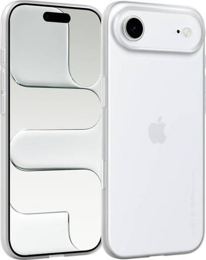 [iPhone Air Case] X-Level iPhone 17 Air Case, 0.3mm Ultra Slim Translucent Matte Cover with Anti-Scratch, Anti-Fingerprint & Shockproof Protection, White | iPhone Air Case