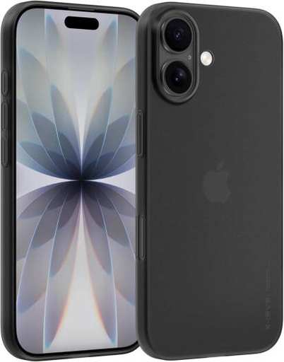 [iPhone 17 Case] X-Level iPhone 17 Case 6.3 Inch, 0.3mm Ultra Slim Translucent Matte Cover with Anti-Scratch, Anti-Fingerprint & Shockproof Protection, Black | iPhone 17 Case