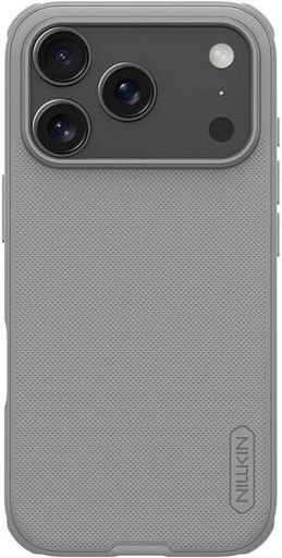 [iP17P-04529] Nillkin Super Frosted Shield Pro Case for Apple iPhone 17 Pro, Matte Anti-Slip Protective Cover with Shock Absorption, Raised Lens Guard & Precise Fit, Titanium Grey | iP17P-04529