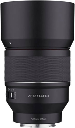 [SYIO85SE2-E] Samyang AF 85mm F1.4 FE Series II Full Frame Lens, Sony E Mount, Fast Linear STM Autofocus, Weather Sealed, Focus Hold Button, Custom Switch, 72mm Filter Thread, Black | SYIO85SE2-E
