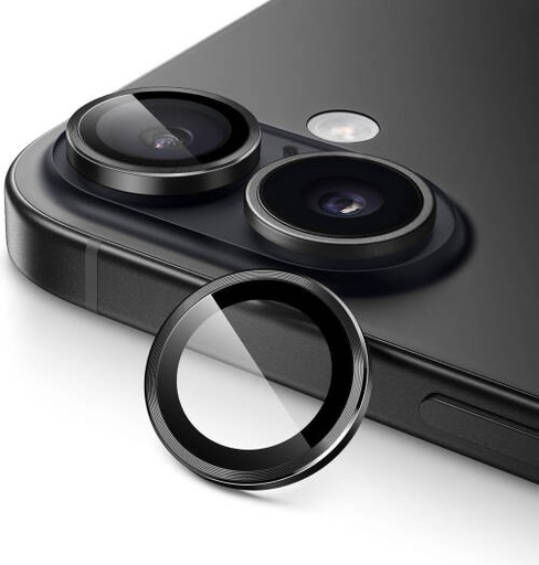 [IP17-3DINDVL-CLP] CROWNYX Camera 3D Individual Lens Protector for iPhone 17, 9H Tempered Glass, Anti Scratch, Anti-Oil, Anti-Shock, Dirt-Resistance, HD Night Shots Clear Image, Pack-1 | IP17-3DINDVL-CLP