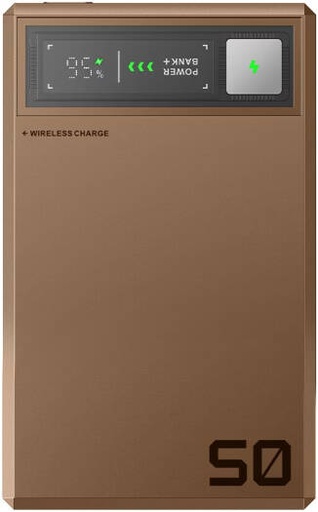 [MAGX MPB517] Myx PRO MagX Gold 5,000mAh MagSafe Power Bank, Ultra Slim Magnetic Wireless Charging, 15W Fast Wireless Charging, USB-C Power Delivery, Strong Magnetic Snap-On Hold, Gold | MAGX MPB517