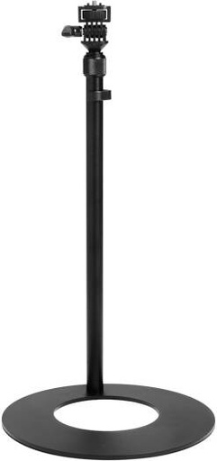 [Desk Stand] Amaran Height Adjustable Aluminum Desktop Stand, 4-20in Heavy-Duty Mount for LED Lights, Cameras & Streaming Setup, Stable Desk Support for Content Creators, Black | Desk Stand