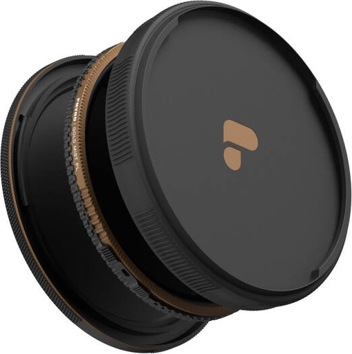 [82-6/9-GLDMST-PLZ] PolarPro Chroma VND & PL Filter 82mm McKinnon Series, 6-9 Aperture Variable ND and Circular Polarizer, Gold Mist Diffusion Filter, Gold Mist | 82-6/9-GLDMST-PLZ
