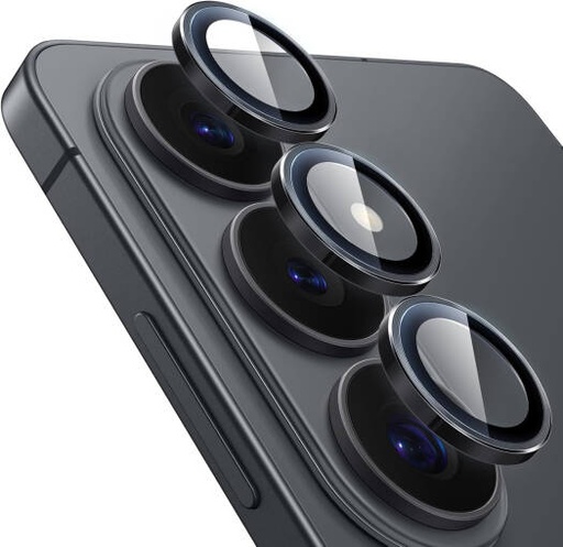 [SAM-S26PL-3DINDVL-CLP] CROWNYX Camera 3D Individual Lens Protector for Samsung S26 Plus, 9H Tempered Glass, Anti Scratch, Anti-Oil, Anti-Shock, Dirt Resistance, Bubble Free, Pack of 1 | SAM-S26PL-3DINDVL-CLP