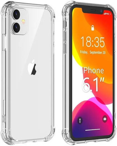 [iPhone 11 Case] iPhone 11 Clear Case Ultra Thin Shockproof Cover 6.1 Inch HD Transparent Hard PC Back Soft TPU Bumper Anti-Scratch Slim Protective Case, Clear | iPhone 11 Case