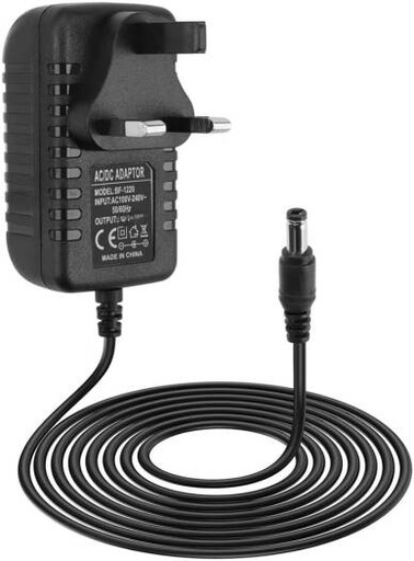 [Adapter 12V 3A] Power Supply Adapter 12V 3A, 36W AC to DC Converter with 10 DC Tips, 3000mA Universal Adapter for CCTV Cameras, LED Strips, Routers, Monitors and Electronics Devices, Black | Adapter 12V 3A