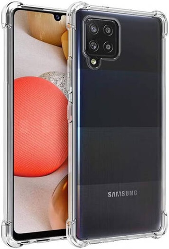 [A12 Case Cover] Samsung Galaxy A12 5G Clear Case, 6.5 Inch Transparent TPU Shockproof Cover with Reinforced Corners Flexible Bumper Anti-Scratch Slim Protective Phone Case for Galaxy A12 5G, Clear | A12 Case Cover