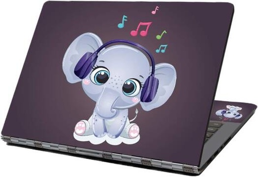 [alayra-laptop-skin-sticker-decal-12-13-133-14-15-154-156-vinyl-protector-cover-for-toshiba-hp-samsung-dell-apple-acer-leonovo-sony-asus-notebook-pc-cute-elephant-01] ALAYRA Laptop Skin Sticker Decal, 12 13 13.3 14 15 15.4 15.6 Vinyl Protector Cover for Toshiba Hp Samsung Dell Apple Acer Leonovo Sony Asus Notebook PC (Cute Elephant) 01