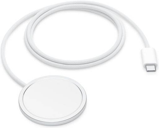 [MGD74LL/A] Apple MagSafe Charger, Up to 25W Fast Wireless Charging, 1m Cable Length, USB C Integrated Cable, White | MGD74LL/A