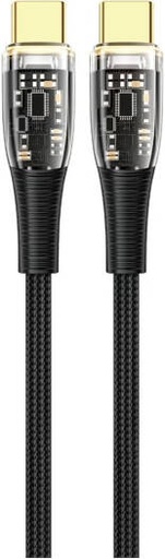 [MGCC2.0] Mobigear Type C to Type C Cable, 100W Wattage, Power Delivery (PD) Technology, Nylon Braided, Super Fast Charging Cable, 2M Length, Black | MGCC2.0
