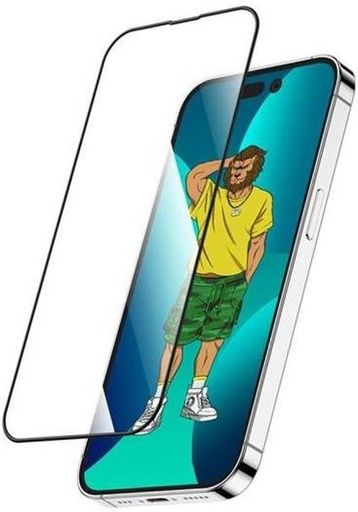 [GN3DSHD14PM] Green Lion 3D Silicone Plus HD Glass Screen Protector for 6.7" iPhone 14 Pro Max, Anti-Scratch, Anti-Static, Grease Resistance, Anti-Fingerprint Edge-to-edge Protection, Clear | GN3DSHD14PM