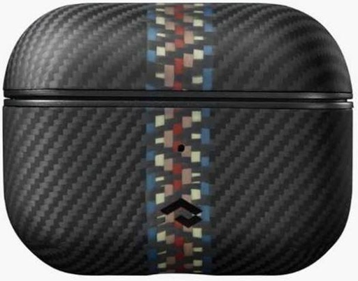 [APM8001] Pitaka MagEZ Case, Built-In MagSafe Magnets, 600D Aramid Filter, Non-Slip Texture Grip, Form-Fitting Design, For Airpods Pro/Pro2, Rhapsody | APM8001