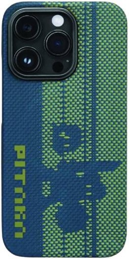 [PGP2301] Pitaka Pixel Game Limited Edition MagSafe Compatible Case, Fusion Weaving & Pixel Jacquard Weaving, Thin & Light Weight, 600D Aramid Fiber Material, For iPhone 14 (6.1"), Pixel Art | PGP2301