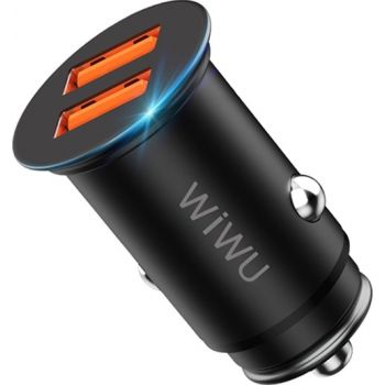 [PC201] Wiwu PC201 Car Charger Dual QC 3.0 - Black | PC201