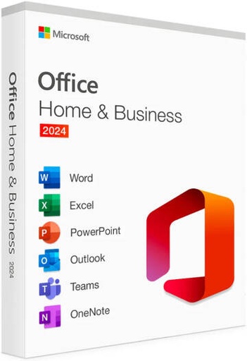 [196388410118] Microsoft Office Home & Business 2024, 1x PC / MAC, CD Version | 196388410118
