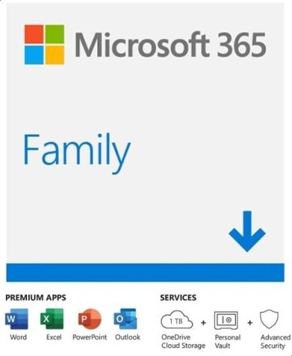[microsoft-365-family-pack-5-users-1-year] Microsoft 365 Family Pack, 5 Users - 1 Year