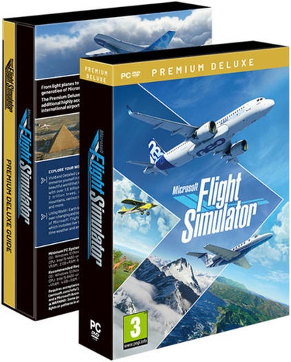[MSFSPMDLX] Microsoft Flight Simulator, Premium Deluxe, For PC Gaming, OS Requirement Windows 10 Version | MSFSPMDLX