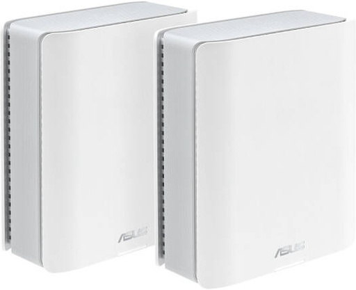 [90IG0930-MO3B20] ASUS ZenWiFi BT8 BE14000 Smart AiMesh Extendable Router, 6GHz WiFi, 14 Gbps, 7x Internal Antennas, Dual 2.5G Ports, Parental Controls & VPNs, Advanced Network Security, 2 Pack, White | 90IG0930-MO3B20