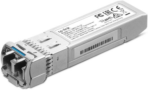 [TL-SM5110-LR] TP-LINK TL-SM5110-LR Transceiver, Multi-mode SFP+ LC, 10GBase-LR, Supports Digital Diagnostic Monitoring, Grey | TL-SM5110-LR