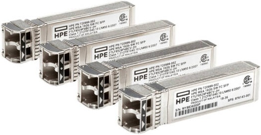 [C8R24B] HPE MSA 16Gb Short Wave Fibre Channel SFP+ 4 pack Transceiver | C8R24B