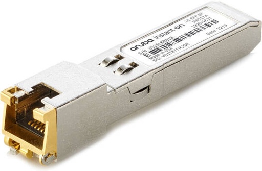 [R9D17A] HPE Networking Instant On SFP to RJ45 Gigabit Transceiver, Up to 1 Gb/s Throughput, Supports Cat 5e Cables, Up to 100m Range | R9D17A