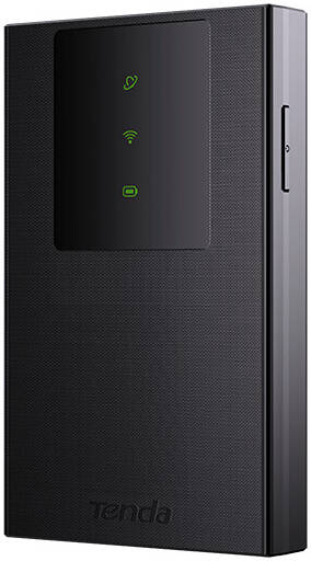 [4G180v4] Tenda 4G180v4 4G LTE Mobile Wi-Fi Hotspot Router, LTE Cat-4, Wi-Fi 6, Up to 150 Mbps, Nano SIM, USB-C Rechargeable Battery, 286 Mbps Wi-Fi Speed, Portable Travel Connectivity , Black | 4G180v4