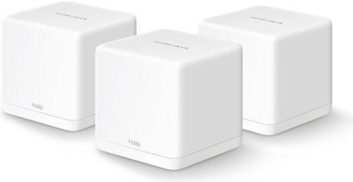 [Halo H30G] MERCUSYS Halo H30G AC1300 Whole Home Mesh Wi-Fi System, 3-Pack, Wireless Speeds Up To 1.3 Gbps, Dual Band, Seamless Roaming, Gigabit Ports, 3,500sqft Coverage, Easy App Control, White | Halo H30G